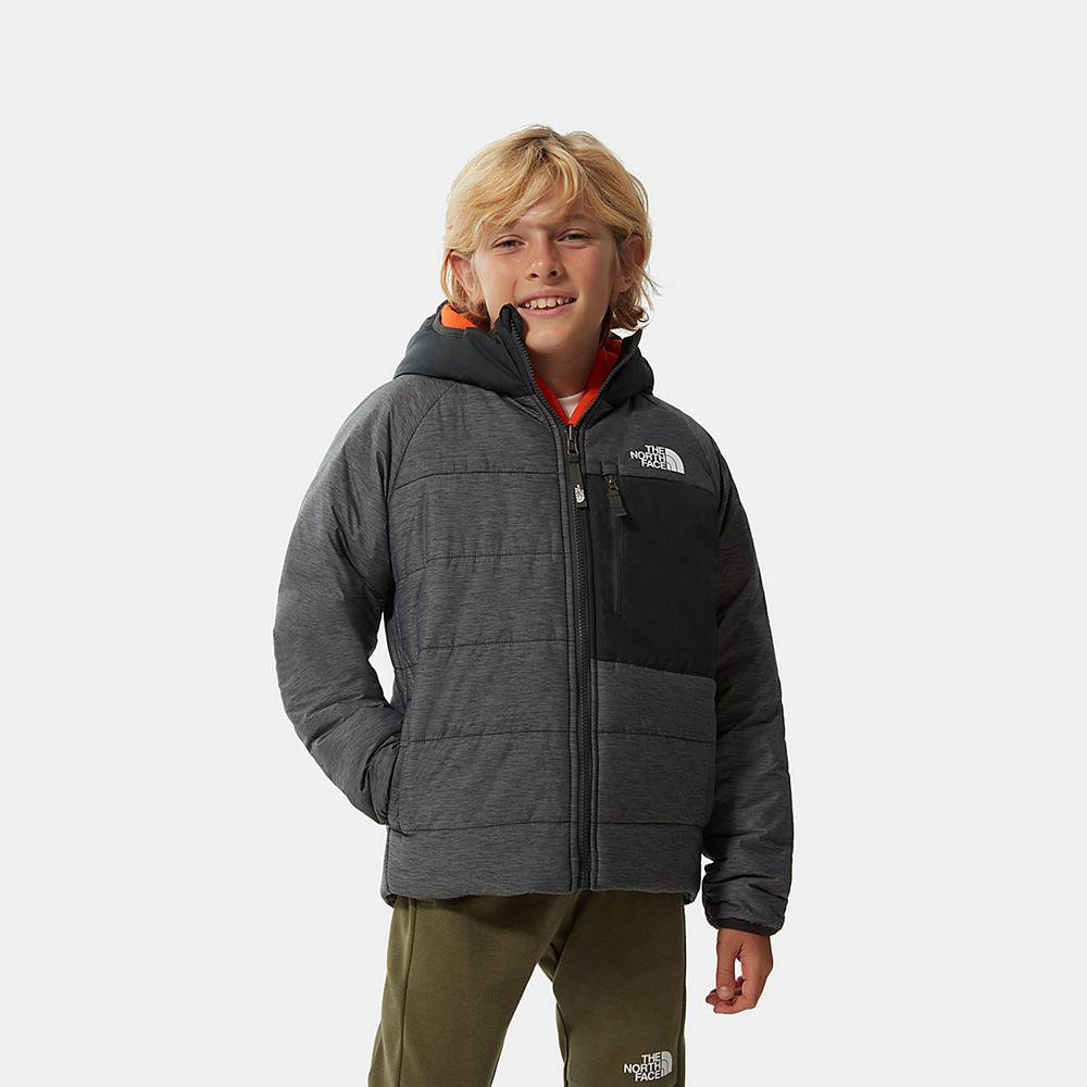 The North Face Reversible Perrito Αγόρια Σακάκι - Γκρι (YMHV62431)